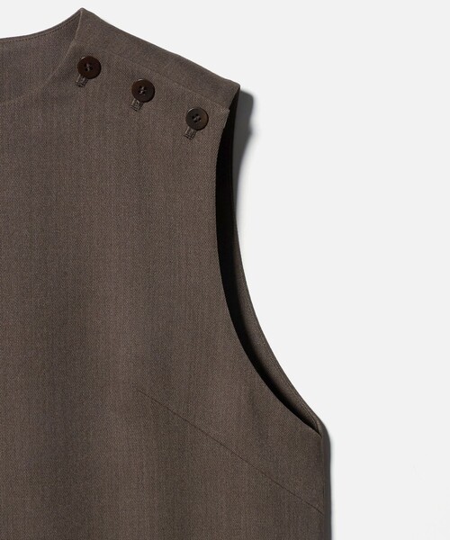 Steven Alan（スティーブンアラン）の「＜Steven Alan＞ノースリーブ ワンピース（ワンピース・レディース・ダークブラウン/ブラック・M/S）」の15枚目の写真