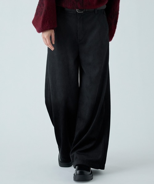 セール】【VELNUS】Gradient design wide flare corduroy pants