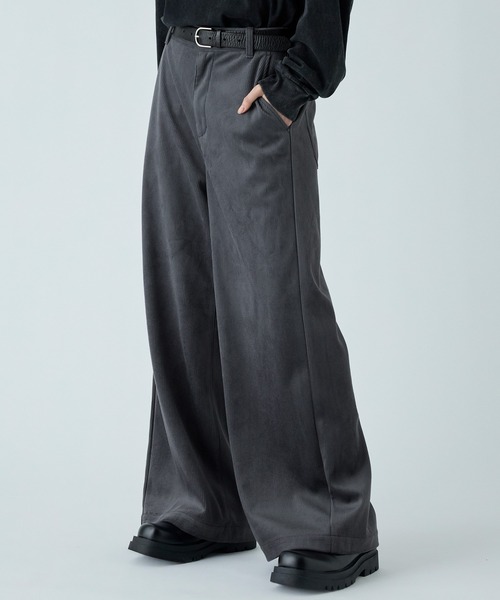 VELNUS(ベルナス)の「【VELNUS】Gradient design wide flare corduroy pants / グラデーションデザインワイドフレアコーデュロイパンツ(スラックス・メンズ・ブラック/チャコールグレー・S/M/L)」の8枚目の写真