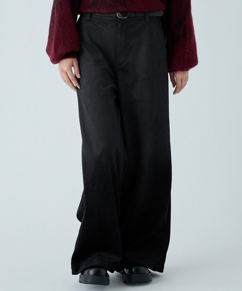 VELNUS(ベルナス)の「【VELNUS】Gradient design wide flare corduroy pants / グラデーションデザインワイドフレアコーデュロイパンツ(スラックス・メンズ・ブラック/チャコールグレー・S/M/L)」の17枚目の写真