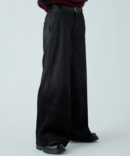 VELNUS(ベルナス)の「【VELNUS】Gradient design wide flare corduroy pants / グラデーションデザインワイドフレアコーデュロイパンツ(スラックス・メンズ・ブラック/チャコールグレー・S/M/L)」の16枚目の写真