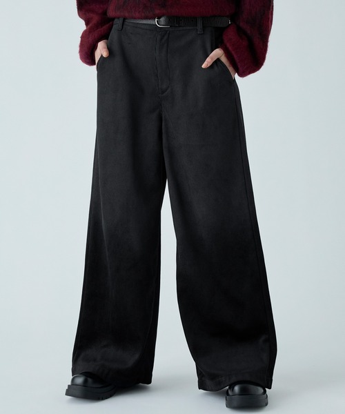 VELNUS(ベルナス)の「【VELNUS】Gradient design wide flare corduroy pants / グラデーションデザインワイドフレアコーデュロイパンツ(スラックス・メンズ・ブラック/チャコールグレー・S/M/L)」の14枚目の写真