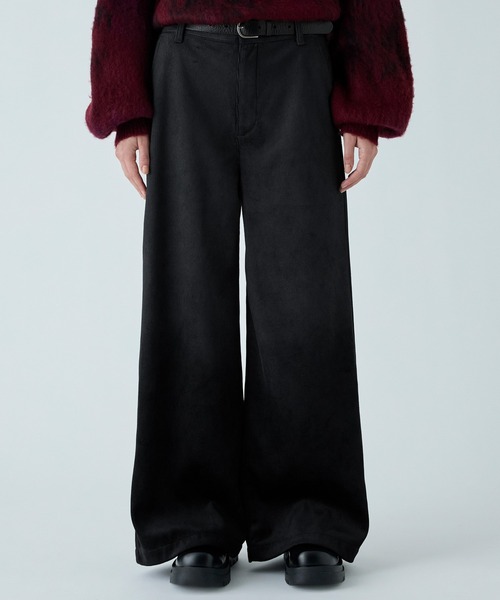 VELNUS(ベルナス)の「【VELNUS】Gradient design wide flare corduroy pants / グラデーションデザインワイドフレアコーデュロイパンツ(スラックス・メンズ・ブラック/チャコールグレー・S/M/L)」の13枚目の写真