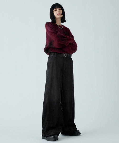 VELNUS(ベルナス)の「【VELNUS】Gradient design wide flare corduroy pants / グラデーションデザインワイドフレアコーデュロイパンツ(スラックス・メンズ・ブラック/チャコールグレー・S/M/L)」の22枚目の写真