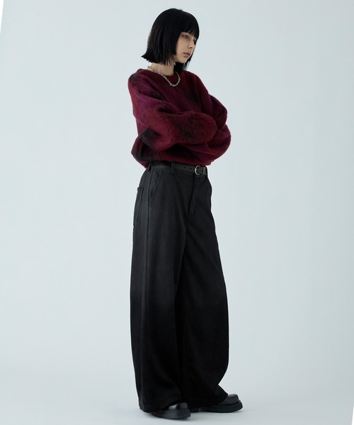 VELNUS(ベルナス)の「【VELNUS】Gradient design wide flare corduroy pants / グラデーションデザインワイドフレアコーデュロイパンツ(スラックス・メンズ・ブラック/チャコールグレー・S/M/L)」の21枚目の写真