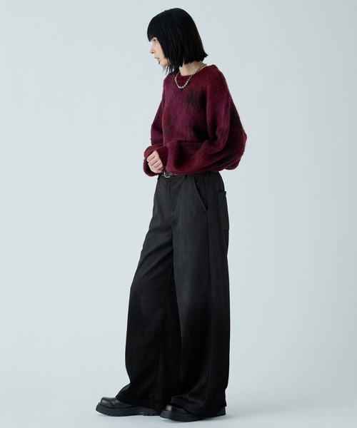 VELNUS(ベルナス)の「【VELNUS】Gradient design wide flare corduroy pants / グラデーションデザインワイドフレアコーデュロイパンツ(スラックス・メンズ・ブラック/チャコールグレー・S/M/L)」の19枚目の写真