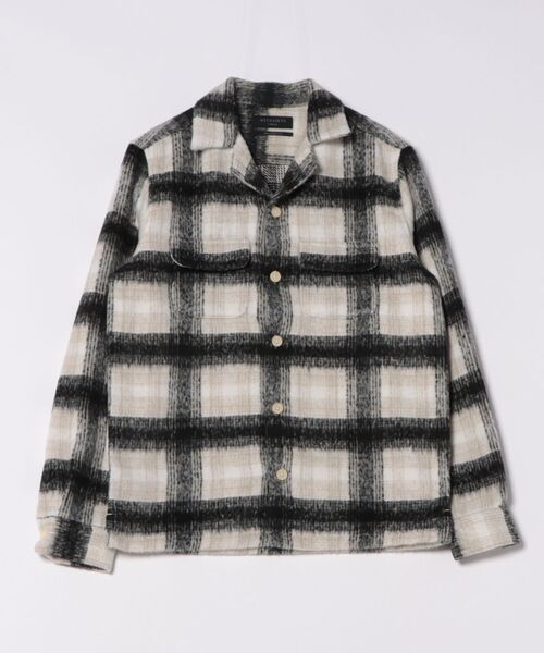 ALLSAINTS(オールセインツ)の「LAPSE LONG SLEEVE SHIRT | LAPSE 長袖 シャツ(シャツ/ブラウス・メンズ・ブラック×グレー・XS/S/M/L)」の10枚目の写真