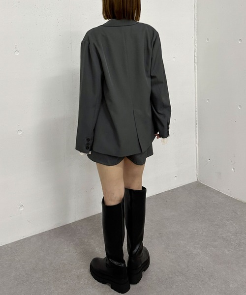 archives（アルシーヴ）の「【ＳＥＴＵＰ対応】ダブルプレストテーラージャケット（テーラードジャケット・レディース・ブラウン/グレー/ブラック/モカ・MEDIUM）」の20枚目の写真