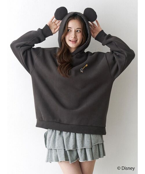 な*な様 CALNAMUR ミッキーマウス パーカー グレー セール】キングダムハーツ 王様(ミッキー)パーカー（スウェット