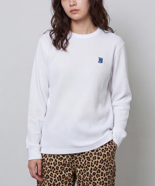 HUF(ハフ)の「【C-HUF】【HUF/ハフ】SHRADER L/S THERMAL KN00535(Tシャツ/カットソー・メンズ・ブラック/ホワイト・SMALL/XX-LARGE/X-LARGE)」の2枚目の写真