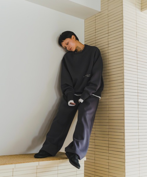 lit（リット）の「2WAY Sweat Pants（スウェットパンツ・レディース・ライトグレー/ブラック/チャコールグレー・FREE）」の3枚目の写真
