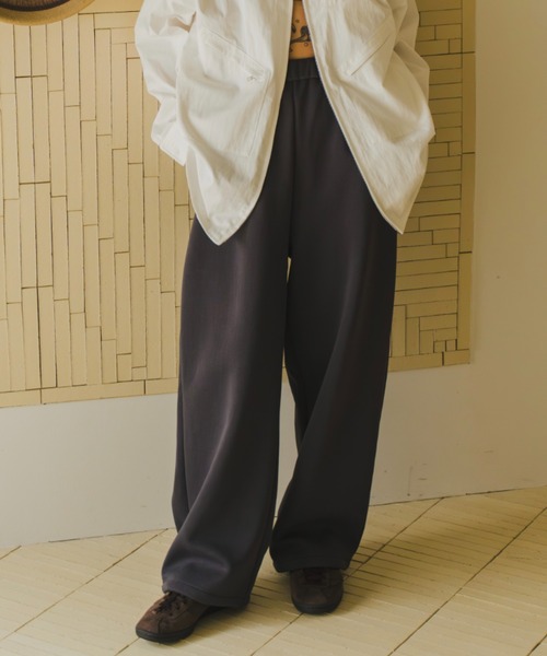 lit（リット）の「2WAY Sweat Pants（スウェットパンツ・レディース・ライトグレー/ブラック/チャコールグレー・FREE）」の16枚目の写真