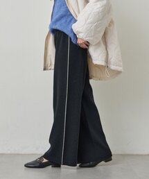 un dix cors | 《リラクシーな履き心地》サイドラインニットパンツ(スウェットパンツ)