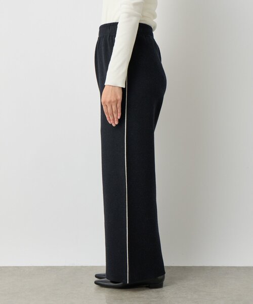 un dix cors（アンディコール）の「《リラクシーな履き心地》サイドラインニットパンツ（スウェットパンツ・レディース・ブラック/グレー・FREE）」の15枚目の写真