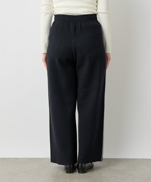 un dix cors（アンディコール）の「《リラクシーな履き心地》サイドラインニットパンツ（スウェットパンツ・レディース・ブラック/グレー・FREE）」の16枚目の写真