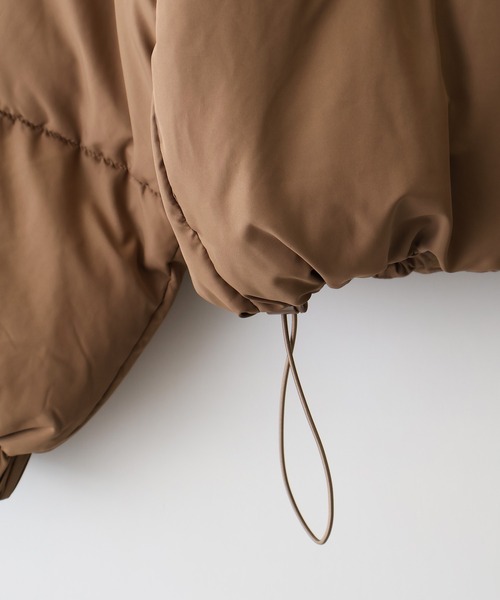 SpRay（スプレイ）の「中綿スタンドショートジャケット（ダウンジャケット/コート・レディース・ブラック/サックスブルー/アイボリー/モカ・FREE）」の11枚目の写真