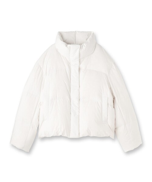 UNTITLED（アンタイトル）の「【トレンド/撥水機能/防寒】ショートダウンコート（ダウンジャケット/コート・レディース・オフホワイト/ブラック・00/01/03/04/42/44/46/48/50/02）」の5枚目の写真