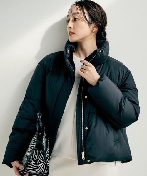 UNTITLED（アンタイトル）の「【トレンド/撥水機能/防寒】ショートダウンコート（ダウンジャケット/コート・レディース・オフホワイト/ブラック・00/01/03/04/42/44/46/48/50/02）」の6枚目の写真