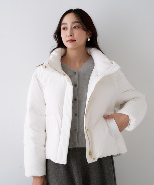 セール】【トレンド/撥水機能/防寒】ショートダウンコート（ダウン
