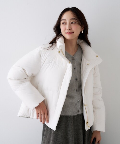 セール】【トレンド/撥水機能/防寒】ショートダウンコート（ダウン