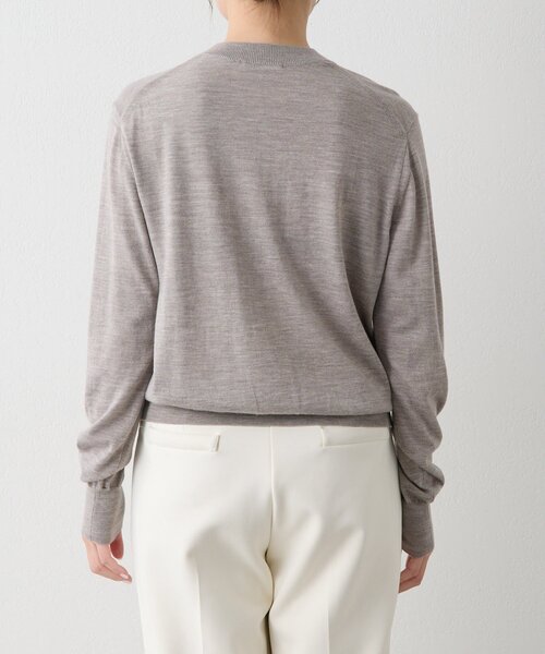 Whim Gazette（ウィムガゼット）の「16GWOOLテンジクプルオーバー（ニット/セーター・レディース・モカ/オレンジ/ブラック・FREE）」の7枚目の写真