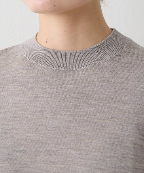 Whim Gazette（ウィムガゼット）の「16GWOOLテンジクプルオーバー（ニット/セーター・レディース・モカ/オレンジ/ブラック・FREE）」の9枚目の写真