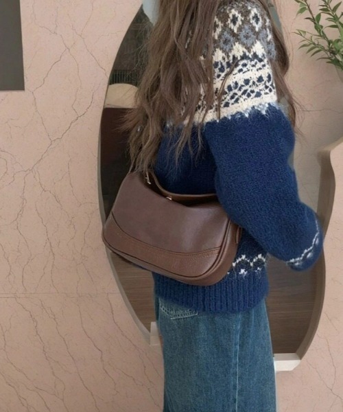 cammie(キャミー)の「ハンドバッグ(ハンドバッグ・レディース・ブラック/ブラウン・F)」の2枚目の写真