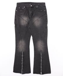 ●ZIP-FLARE WIDE DENIM●
