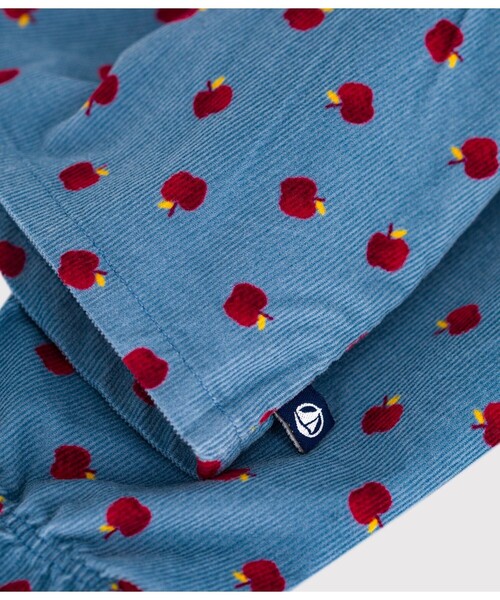 PETIT BATEAU(プチバトー)の「長袖ブラウス(シャツ/ブラウス・キッズ・ライトブルー・12MONTH/18MONTH/24MONTH/36MONTH)」の3枚目の写真