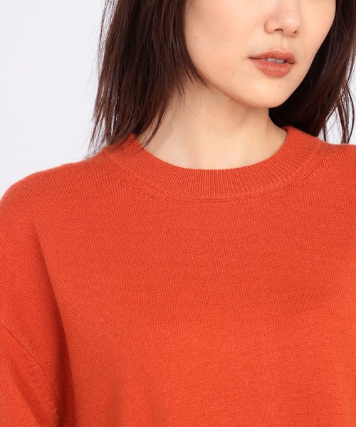 GALLORIA（ギャローリア）の「バッグスリットニット（ニット/セーター・レディース・オートミール/モカ/オレンジ/エメラルド・L/LL/S/M）」の12枚目の写真