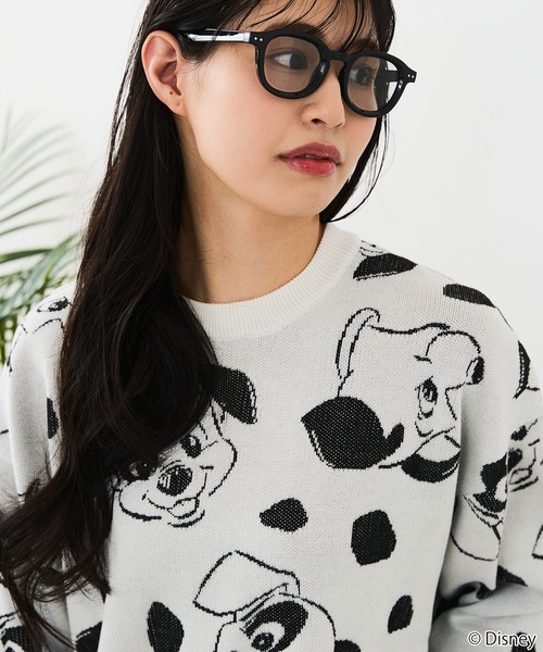Disney(ディズニー)の「【DISNEY/ディズニー】DISNEY ジャガードニット(ニット/セーター・レディース・オフホワイト/ベージュ/グレー/ブラック/スミクロ/ブルー・LARGE/MEDIUM)」の18枚目の写真