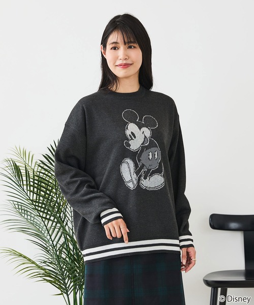 Disney(ディズニー)の「【DISNEY/ディズニー】DISNEY ジャガードニット(ニット/セーター・レディース・オフホワイト/ベージュ/グレー/ブラック/スミクロ/ブルー・LARGE/MEDIUM)」の22枚目の写真