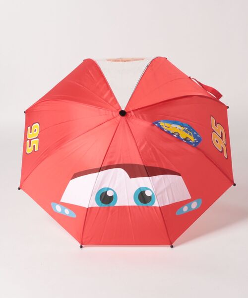 Disney（ディズニー）の「ディズニー 耳付き傘 カーズ（長傘・キッズ・レッド・FREE）」の4枚目の写真