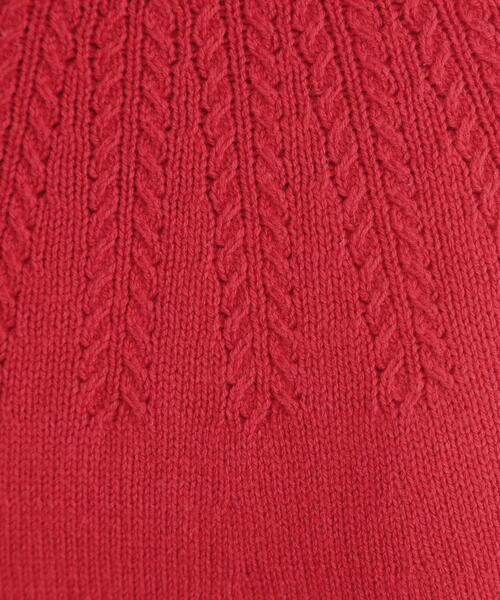 LAURA ASHLEY(ローラアシュレイ)の「【洗える/同素材アイテムあり】求心ケーブル編み プルオーバーニット(ニット/セーター・レディース・ライトグレー系9/アイボリー/レッド系1・40/38)」の15枚目の写真