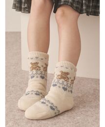 merry jenny(メリージェニー)のもこもこbear knit socks(ソックス/靴下)