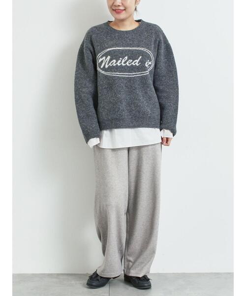 SM2（エスエムツー）の「布帛切替ロンT（Tシャツ/カットソー・レディース・ブラック/オフホワイト/グレー・F）」の7枚目の写真