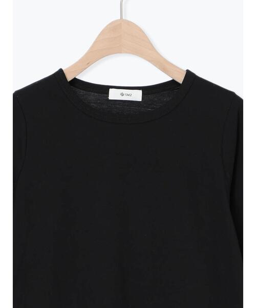SM2（エスエムツー）の「布帛切替ロンT（Tシャツ/カットソー・レディース・ブラック/オフホワイト/グレー・F）」の21枚目の写真