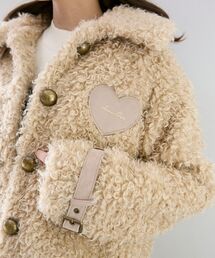 MAJESTIC LEGON | ハートパッチふわふわブルゾン(ブルゾン)