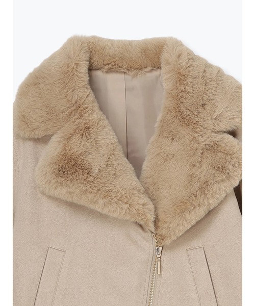 スエードファーライダースジャケット（ライダースジャケット）｜LUDIC