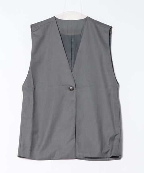 No Rule No Line（ノール－ルノーライン）の「オーバーサイズベスト（ベスト・レディース・グレー/ブラック/ブラウン系その他・FREE）」の7枚目の写真