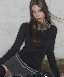 【日本未発売/WEB限定】FANCY CLUB(ファンシークラブ)/シャツ レイヤード ロングスリーブ ロンT/SHIRT LAYERED LONG SLEEVE