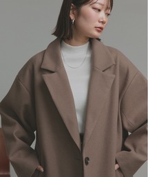 ad thie（アドティエ）の「フェイクウール ロングチェスターコート（チェスターコート）」