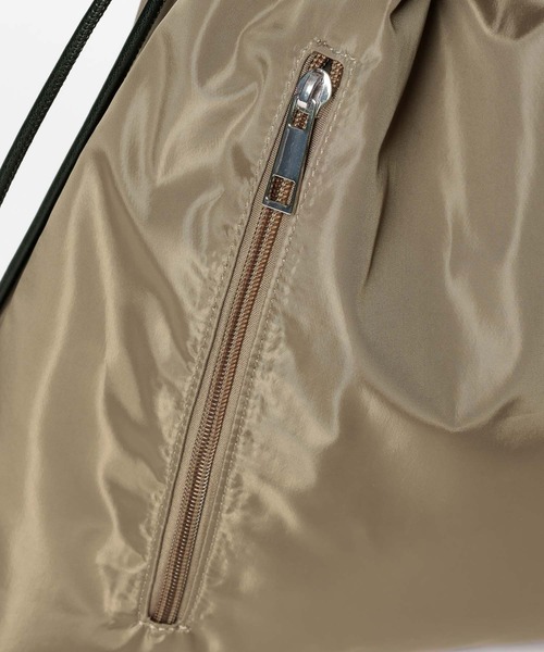 LEPSIM(レプシィム)の「2WAY巾着トート 605335(トートバッグ・レディース・ブラック/カーキブラウン・ONE SIZE)」の10枚目の写真