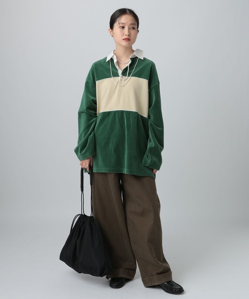 LEPSIM(レプシィム)の「2WAY巾着トート 605335(トートバッグ・レディース・ブラック/カーキブラウン・ONE SIZE)」の19枚目の写真