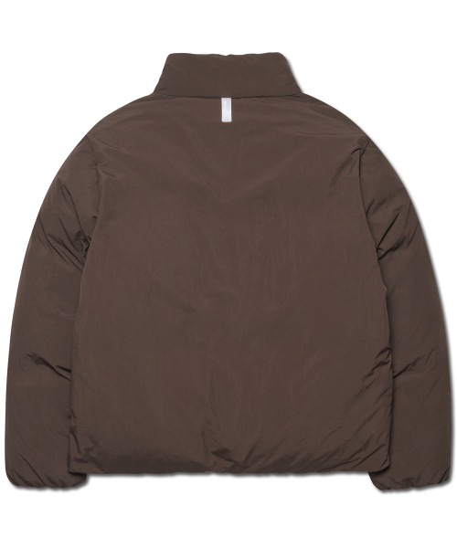 NOMANUAL(NOMANUAL)の「PLAIN DUCK DOWN JACKET - DARK BROWN(ダウンジャケット/コート・レディース・その他・SMALL/MEDIUM/LARGE)」の2枚目の写真