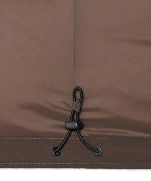 NOMANUAL(NOMANUAL)の「PLAIN DUCK DOWN JACKET - DARK BROWN(ダウンジャケット/コート・レディース・その他・SMALL/MEDIUM/LARGE)」の6枚目の写真