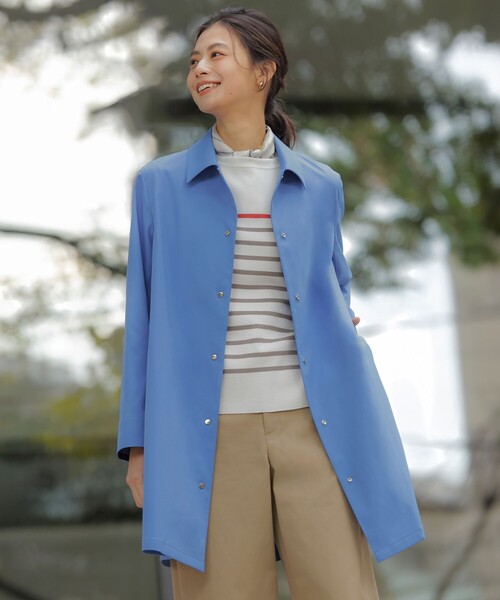 J.PRESS(ジェイプレス)の「チノストレッチ ワイドパンツ(その他パンツ・レディース・ネイビー系/ベージュ系・T17/T15/T13)」の11枚目の写真