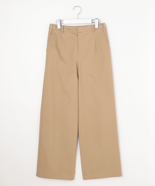 J.PRESS(ジェイプレス)の「チノストレッチ ワイドパンツ(その他パンツ・レディース・ネイビー系/ベージュ系・T17/T15/T13)」の12枚目の写真