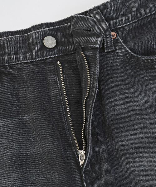 VICTIM（ヴィクティム）の「VICTIM ヴィクティム / VICTIM×HAGUN TWIDE PIPEDENIM PANTS コラボレーションヴィンテージデニムパンツ / VTM-25-P-103（デニムパンツ・メンズ・ブルー/ブラック・1/2/3/4）」の8枚目の写真