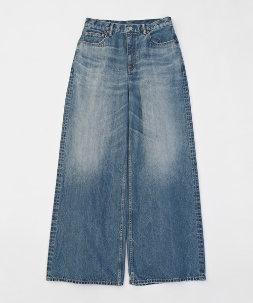 VICTIM（ヴィクティム）の「VICTIM ヴィクティム / VICTIM×HAGUN TWIDE PIPEDENIM PANTS コラボレーションヴィンテージデニムパンツ / VTM-25-P-103（デニムパンツ・メンズ・ブルー/ブラック・1/2/3/4）」の3枚目の写真